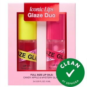 BNIB Innbeauty Project Get Glazed Lip Duo 2 Full Sized Lip Glaze